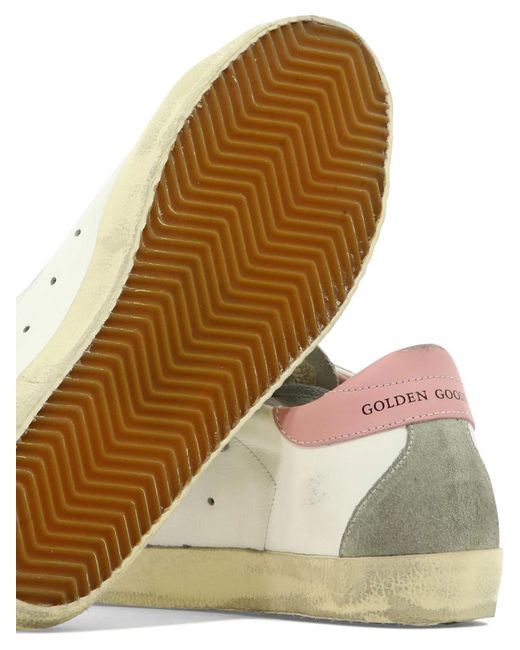 Golden Goose Deluxe Brand Pink "Super Star" Low Sneakers