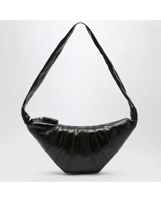 Lemaire Black Medium Croissant Bag