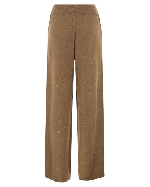 Fabiana Filippi Natural Knitted Trousers