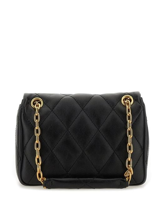 Burberry Black Leather Small Strand Shoulder Bag