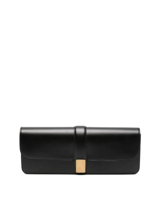 Khaite Black Blake Leather Clutch