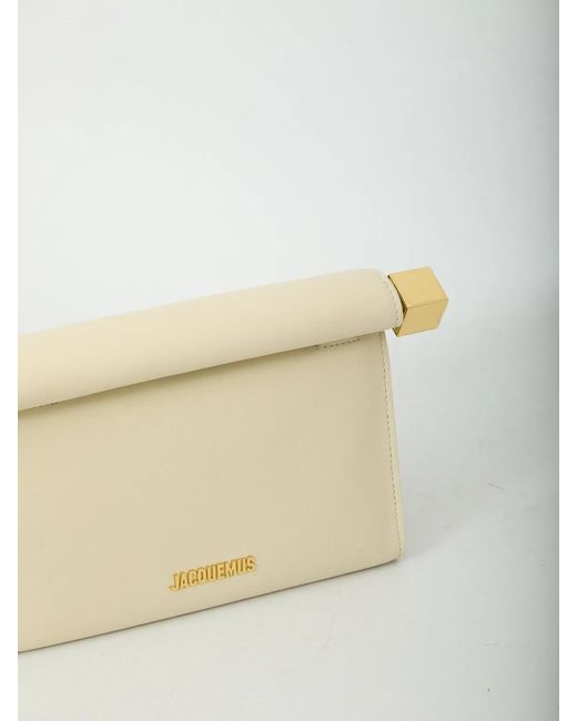 Jacquemus Natural Le Sac Rond Carre