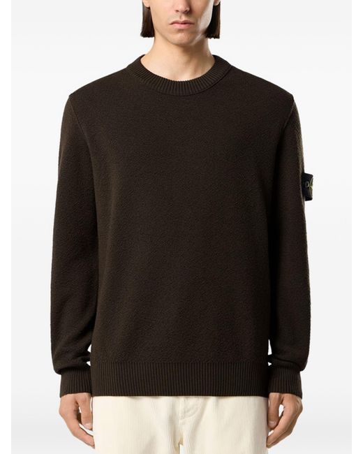 Stone Island Black 5100011 Pure Rws Wool Jumper for men