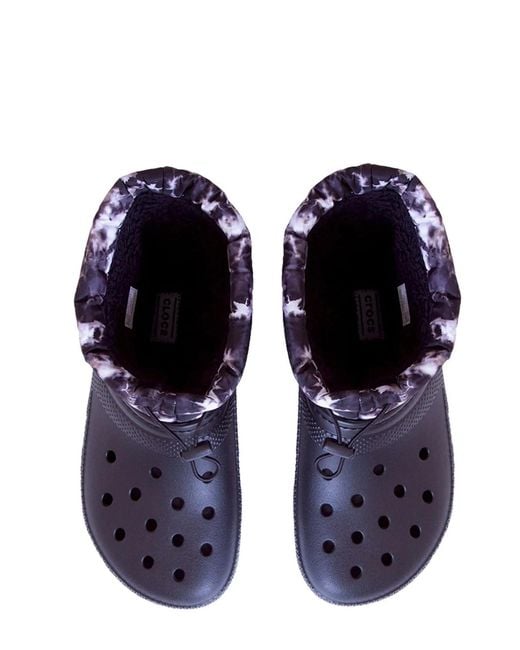 CROCSTM Purple Tye Dye Lined Boot