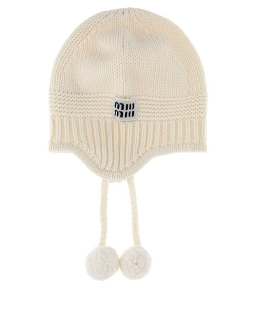 Miu Miu White Cappelli