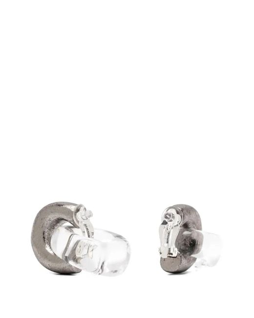 Monies White "Ravi" Earrings