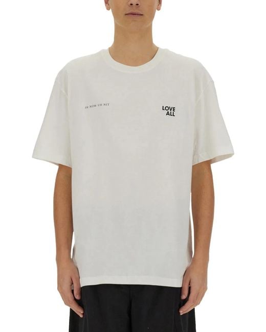 Ih Nom Uh Nit Gray Jesus Love All Print Tshirt for men