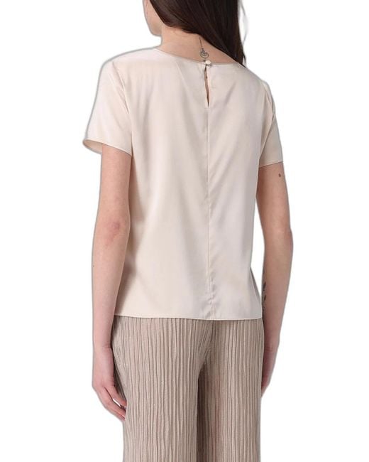 Emporio Armani White Silk Top