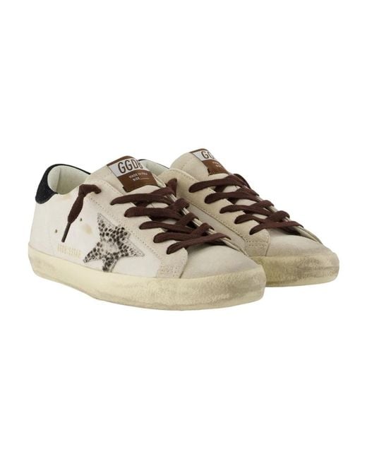 Golden Goose Deluxe Brand Gray Animalier Super-Star Sneakers