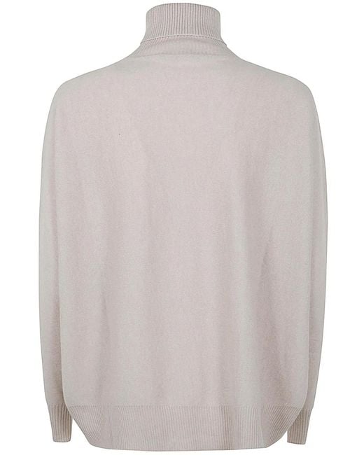 D.exterior White Cashmere Over Turtleneck