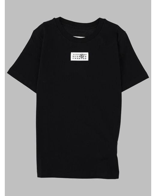 MM6 by Maison Margiela Black Maglietta
