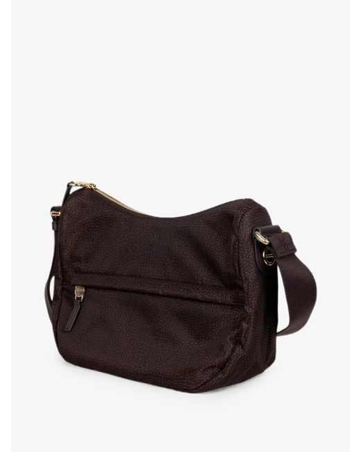Borbonese Brown Luna Small