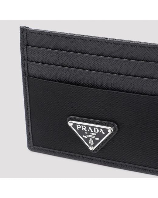 Prada Black Re-Nylon Card Holder