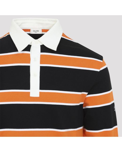 Céline Black Polo Shirt for men