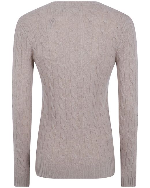 Polo Ralph Lauren Natural "Kimberly" Long Sleeves Pullover