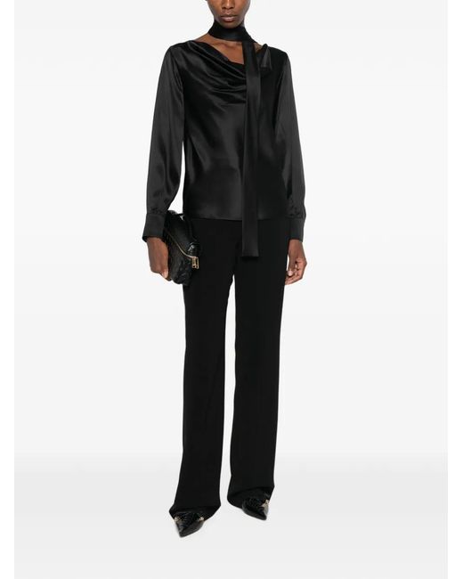 Max Mara Black Fiocchi Blouse