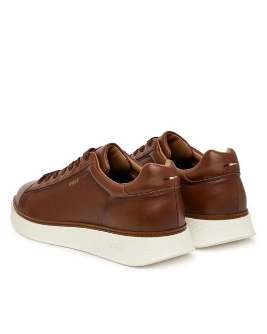 Boss Brown Sneakers for men