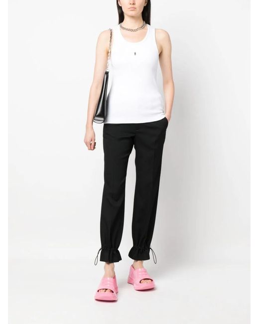 Givenchy White Canotta Slim