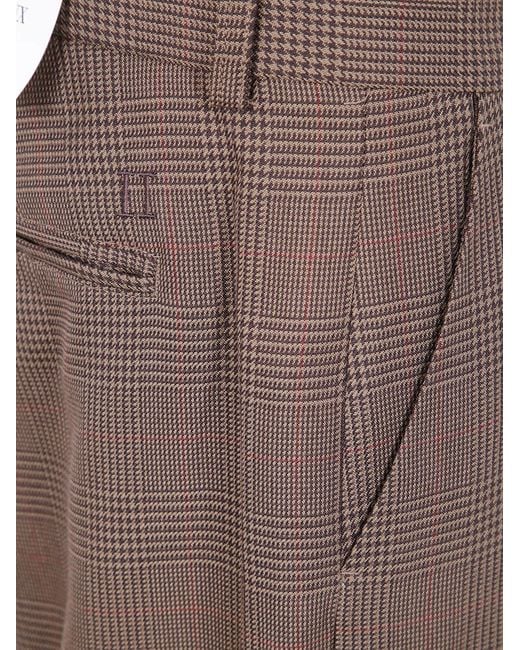 Les Deux Brown "Randall Houndstooth" Suit Pants for men