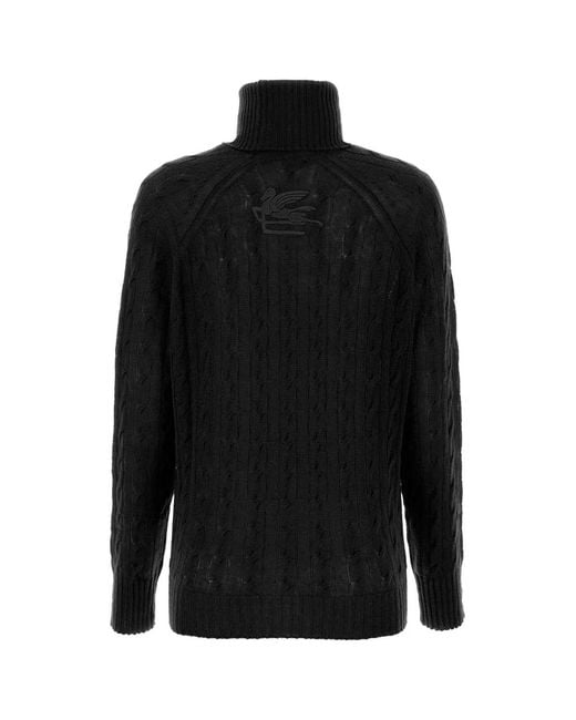 Etro Black Maglia