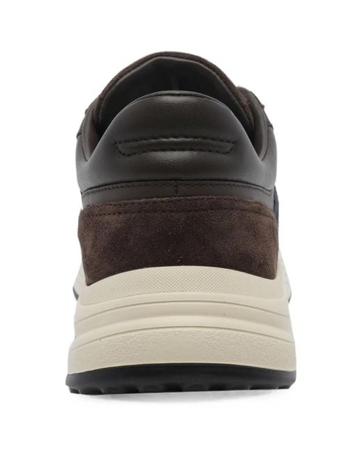 Hogan Black Hyperlight Leather Sneakers for men