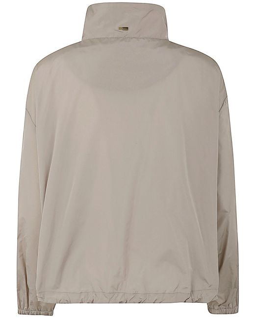 Herno Gray Bomber Jacket