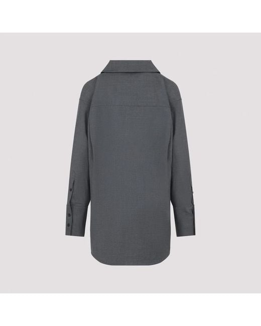 Co. Gray Wool Overshirt