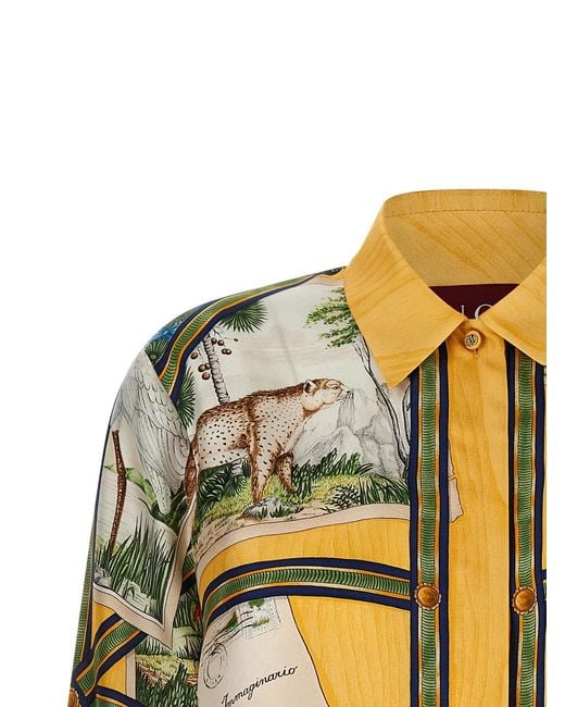 Gucci Multicolor Silk Shirt