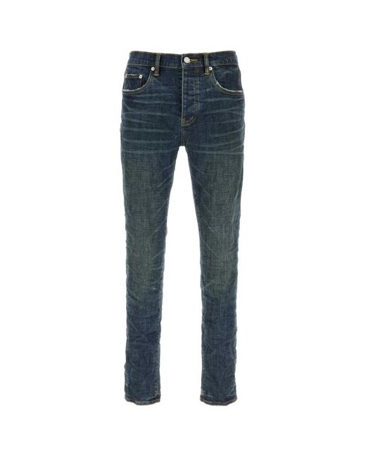 Purple Denim Blue Dark Stone Rinse for men