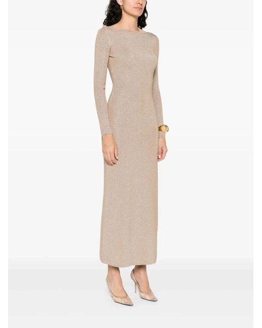 Max Mara Natural Knit Lurex Dress "Bracco"