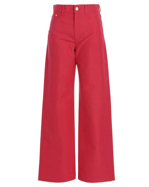 Wandler Red 'Flare' Pants