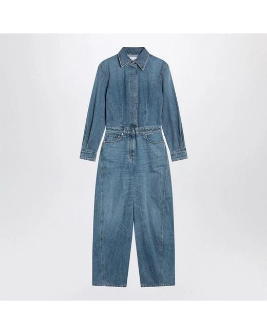 Givenchy Blue Denim Jumpsuit