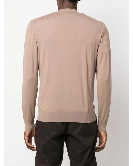 Colombo Natural Camel Kid Wool Botton Cardigan for men