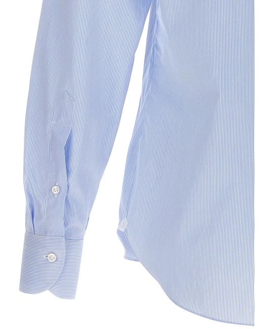 Borriello Blue 'Spaccanapoli' Shirt for men