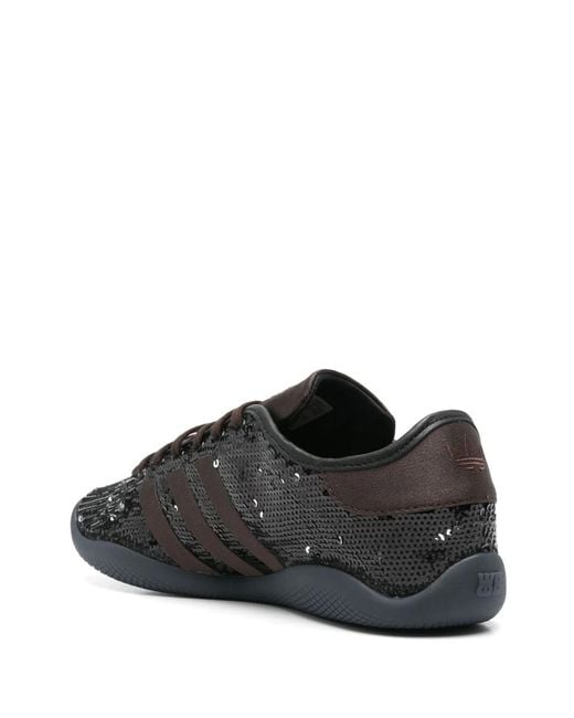 Adidas Black Sequined Sneakers for men