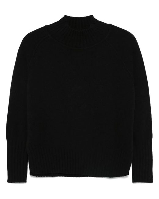 Be You Black Cashmere Turtle-Neck Sweater