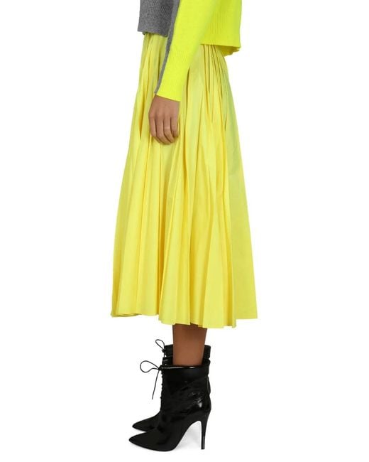 Philosophy Di Lorenzo Serafini Yellow Taffeta Skirt