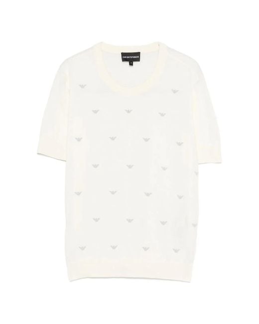 Emporio Armani White Cotton Top