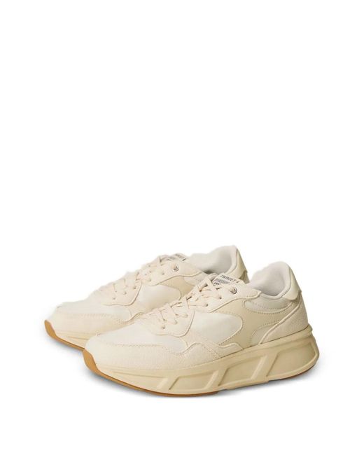 Twinset White Polyurethane Polyester Elastane Flat Shoes