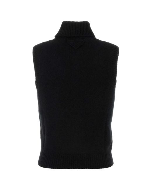 Prada Black Canotta