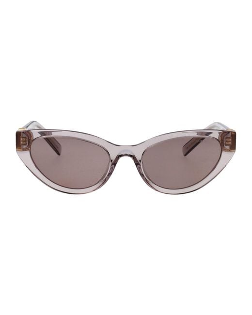 Miu Miu Multicolor Malva Trasparente Acetate Sunglasses