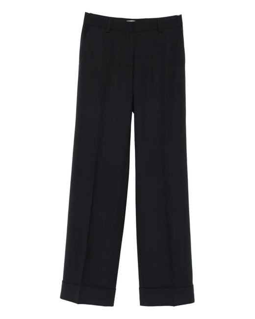 Cellar Door Black Ima Wool Trousers
