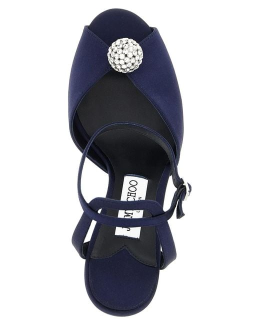 Jimmy Choo Blue 'Sacora' Sandals