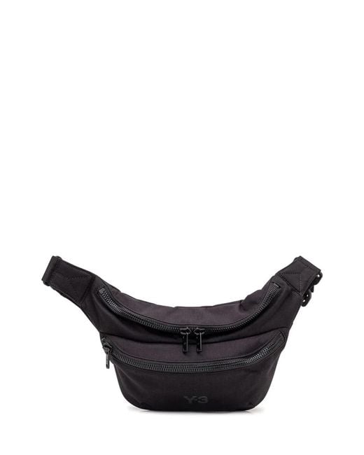 Y-3 Black Staple Fanny Pack