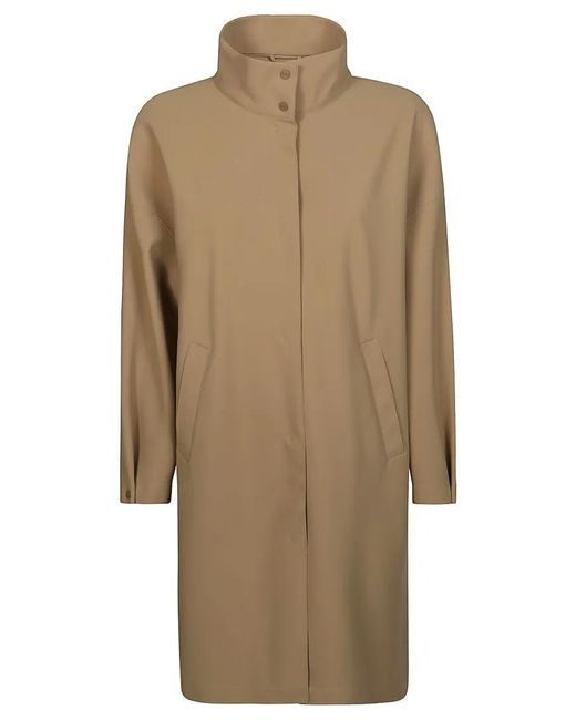 Herno Natural Neoprene Overcoat
