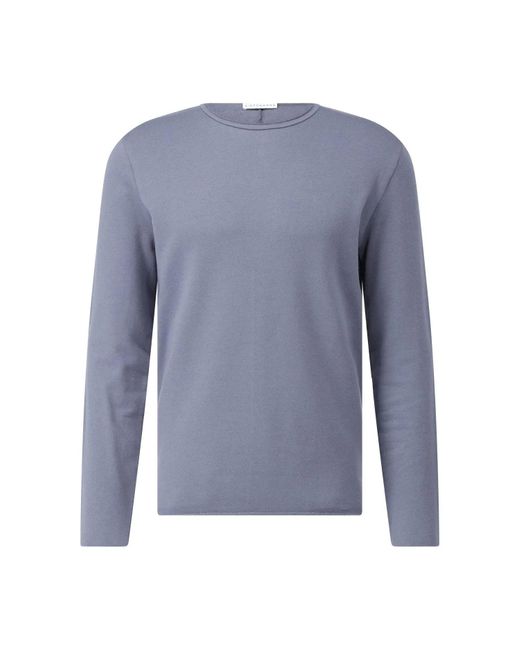 KIEFERMANN Langarmshirt Nandon Aus Baumwolle in Blue für Herren