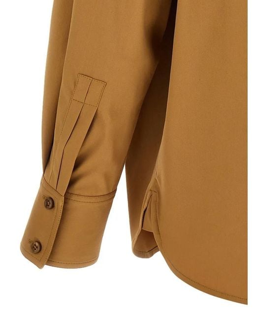 Saint Laurent Brown 'Sx07' Blouse