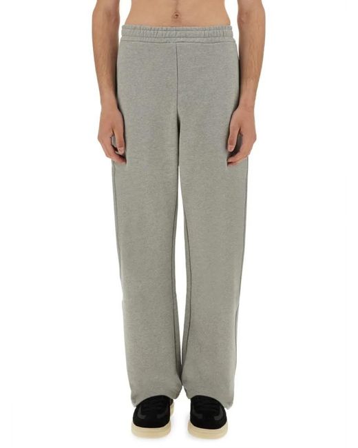 MARINE SERRE Relaxed-Fit Track Pants With Elastic Waistban in Gray für Herren