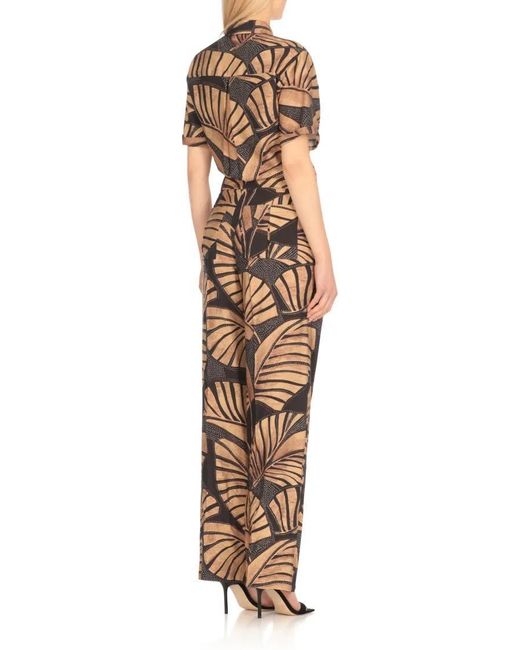 PT Torino Metallic Viscose Jumpsuit