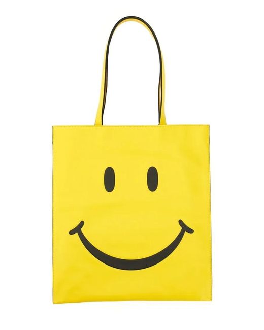 Moschino Yellow Totes & Shopper
